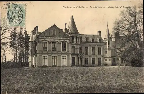 Ak Hérouville Saint Clair Calvados, Le Chateau de Lebisay