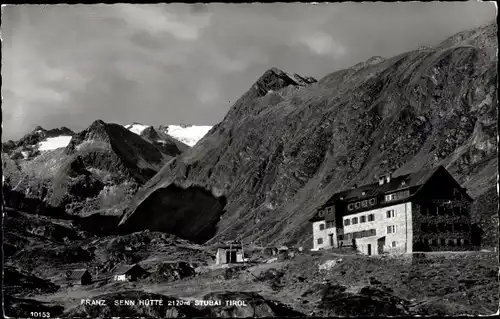 Ak Neustift im Stubaital in Tirol, Franz Senn Hütte