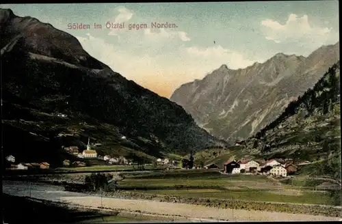 Ak Sölden in Tirol, Talblick