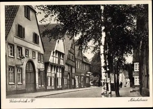 Ak Wiedenbrück in Westfalen, Mönchstraße