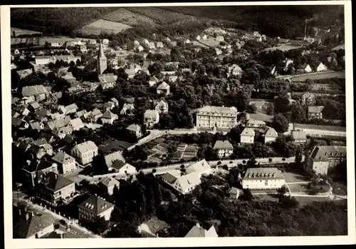 Ak Lübbecke in Westfalen, Stadt aus der Vogelschau