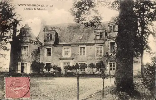 Ak Fontaine Milon Maine-et-Loire, Chateau du Chatelet