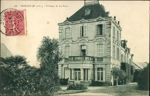 Ak Marans Maine et Loire, Chateau de La Cour