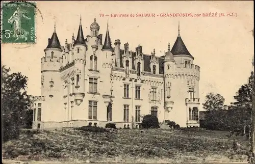 Ak Brézé Maine et Loire, Chateau de Grandfonds