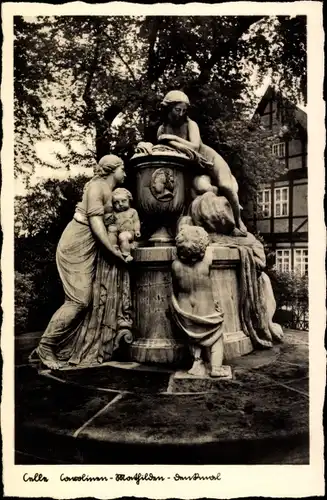 Ak Celle in Niedersachsen, Carolinen Mathilden Denkmal