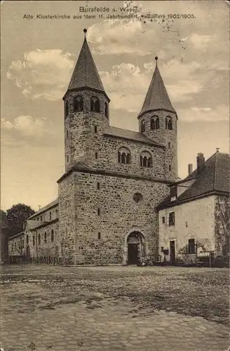 Ak Bursfelde Hann. Münden in Niedersachsen, Alte Klosterkirche, 11. Jahrhundert