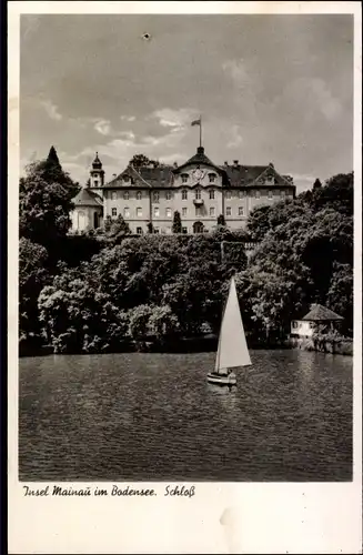 Ak Insel Mainau im Bodensee, Schloss