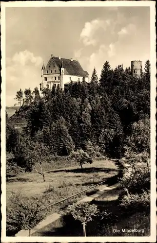 Ak Mindelheim im Unterallgäu, Mindelburg