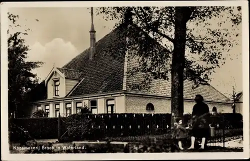 Ak Broek in Waterland Nordholland Niederlande, Kaasmakerij