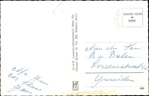 Ak Kolhorn Nordholland Niederlande, Panorama