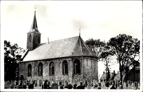 Ak Giekerk Friesland Niederlande, N. H. Kerk