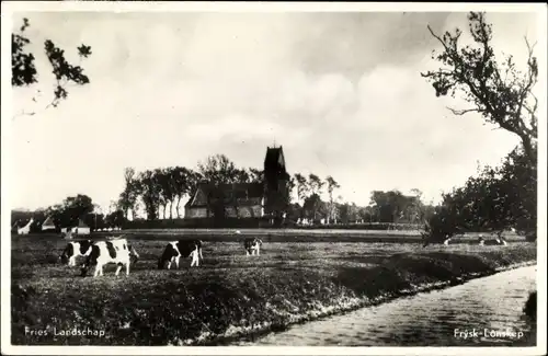 Ak Friesland Niederlande, Fries Landschap