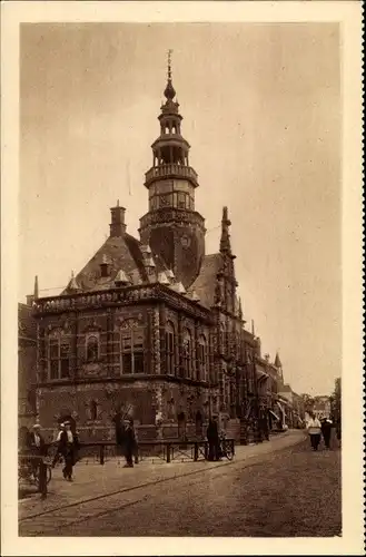 Ak Bolsward Boalsert Friesland Niederlande, Stadhuis