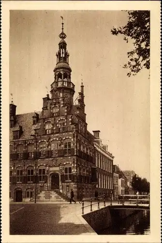 Ak Franeker Friesland Niederlande, Stadhuis