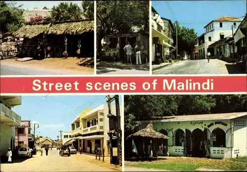 Ak Malindi Kenia, Street scenes