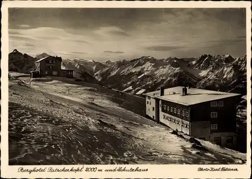 Ak Innsbruck Tirol, Patscherkofel, Patscherkofelschutzhaus, Berghotel