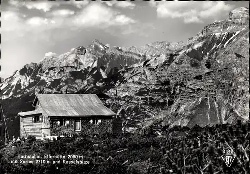 Ak Neustift im Stubaital in Tirol, Elferhütte, Serles, Kesselspitze