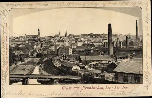 Ak Neunkirchen im Saarland, Panorama