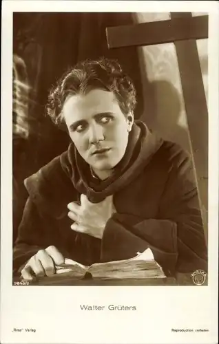 Ak Schauspieler Walter Grüters, Portrait