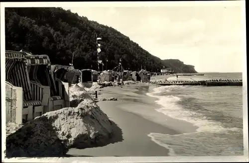 Foto Ostseebad Sellin auf Rügen, Strand, Strandkörbe