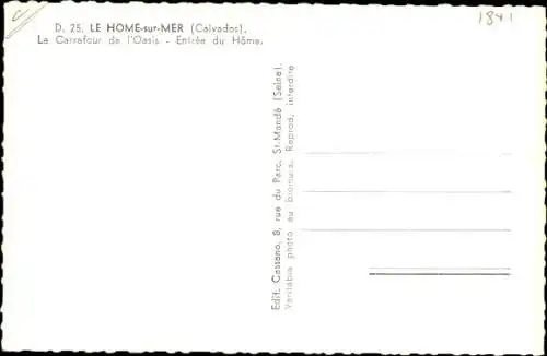 Ak Le Home sur Mer Calvados, Le Carrefour de l'Oasis, Entree du Home