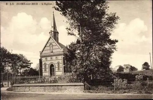 Ak Le Home sur Mer Calvados, L'Eglise