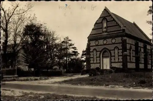 Ak Le Home sur Mer Calvados, L'Eglise, Le Presbytere