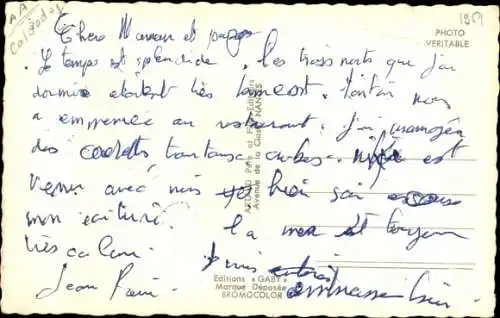 Ak Le Home sur Mer Calvados, La Plage, Les Villas, La Chapelle