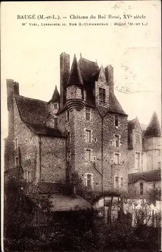 Ak Baugé Maine et Loire, Chateau du Roi Rene