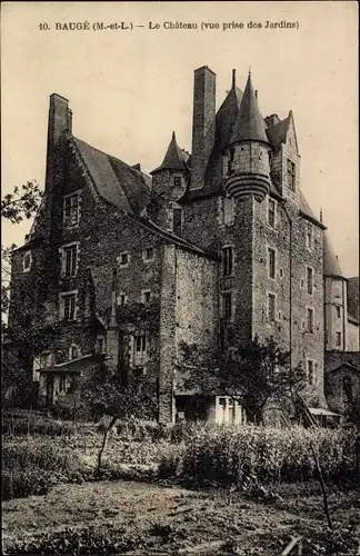 Ak Baugé Maine et Loire, Le Chateau