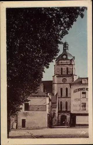 Ak Baugé Maine et Loire, Eglise Saint Laurent