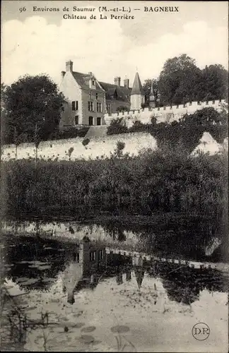 Ak Bagneux Maine et Loire, Chateau de La Perriere