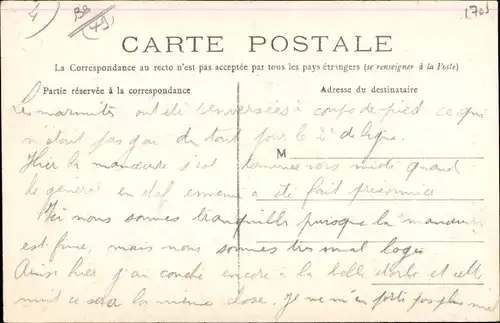 Ak Bagneux Maine et Loire, Chateau de La Perriere