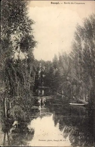 Ak Baugé Maine et Loire, Bords du Couasnon