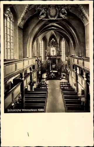 Ak Himmelkron in Oberfranken, Stiftskirche, Altar