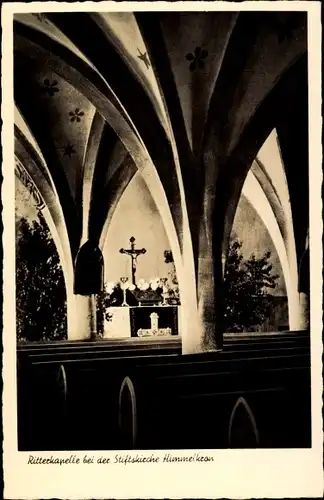 Ak Himmelkron in Oberfranken, Ritterkapelle bei der Stiftskirche