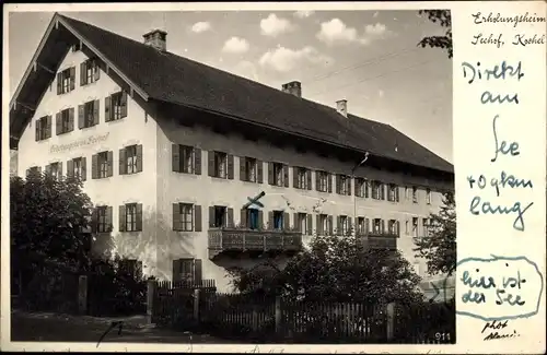 Ak Kochel am See in Oberbayern, Erholungsheim Seehof