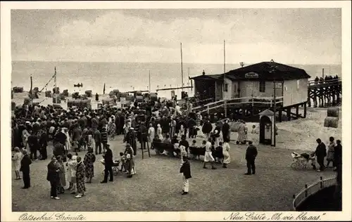 Ak Ostseebad Grömitz in Holstein, Neue Gäste, Promenade