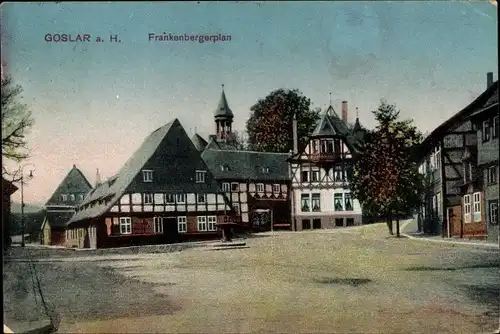 Ak Goslar am Harz, Frankenbergerplan