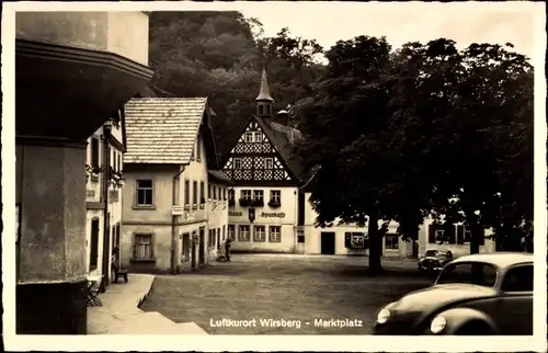 Ak Wirsberg im Fichtelgebirge, Marktplatz