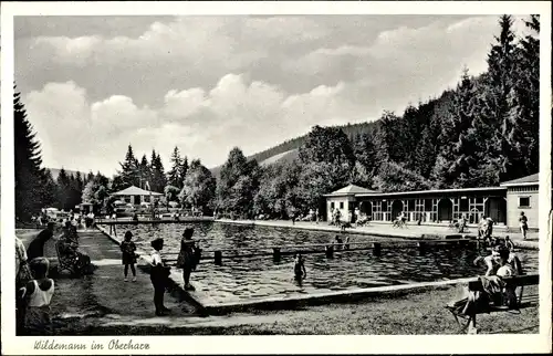 Ak Wildemann Clausthal Zellerfeld im Oberharz, Freibad