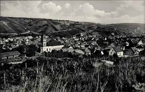 Ak Wallhausen bei Bad Kreuznach in Rheinland Pfalz, Gesamtansicht