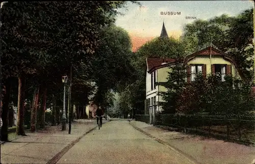 Ak Bussum Nordholland Niederlande, Brink, Straßenpartie