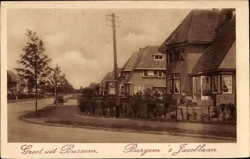 Ak Bussum Nordholland Niederlande, Burgem. 's Jacoblaan