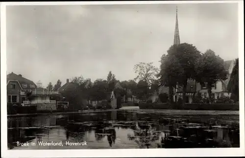 Ak Broek in Waterland Nordholland Niederlande, Havenrak