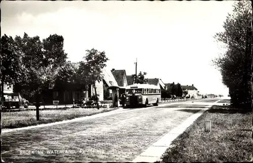 Ak Broek in Waterland Nordholland Niederlande, Parallelweg, Autobus