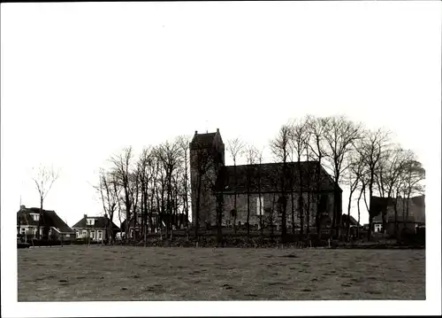 Foto Genum Friesland Niederlande, Kerk, Kirche, Wohnhäuser