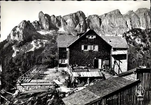 Ak Maurach Eben am Achensee in Tirol, Erfurter Hütte, Dalfazer-Kamm, Rofangebirge