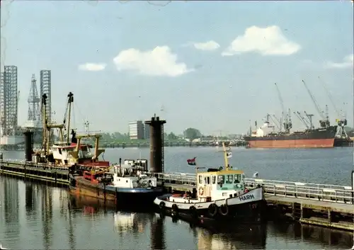 Ak Delfzijl Groningen, Havengezicht