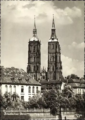 Ak Wrocław Breslau Schlesien, Dom